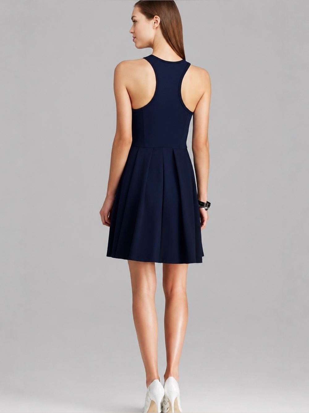 Bailey 44 Sporty Fit/Flare Navy Mini Dress Racerback From Revolve Small Athletic - Picture 10 of 14
